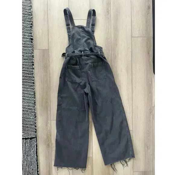 Aerie Skater Pant Overalls Gray Women’s Size Medium - Picture 2 of 6